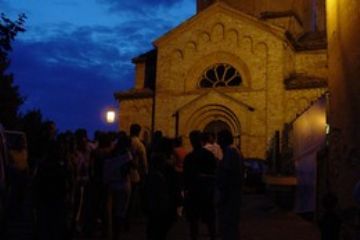 Sagra del Pesce e del Cortese  - Chiesa al tramonto